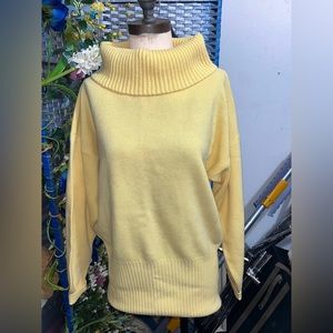 vintage yellow turtleneck
